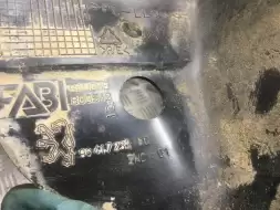 Защита арок задняя левая (подкрылок)